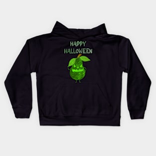 Happy Halloween- funny halloween - avocado halloween Kids Hoodie